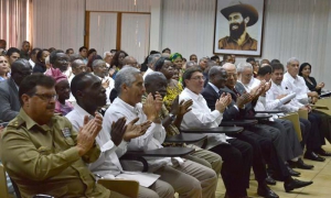 Representantes del Partido, el Gobierno y el Estado cubanos participaron junto al cuerpo diplomático en la celebración por los 50 años de relaciones con el Congo. 