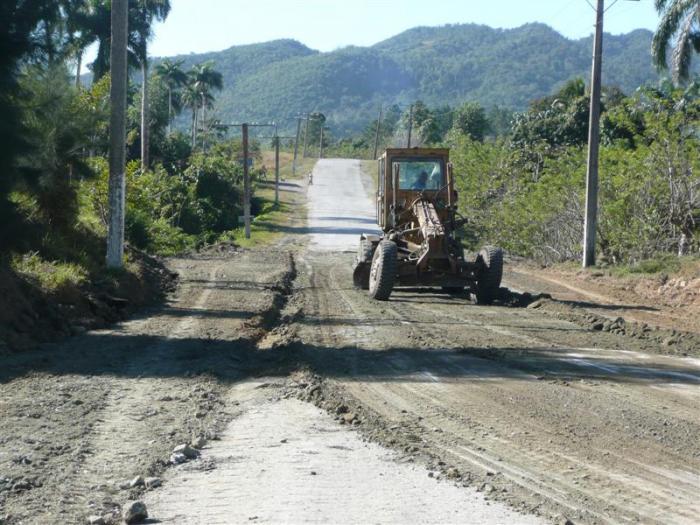 Reparación de carreteras Villa clara