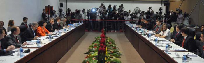 Ronda de conversaciones en la Habana