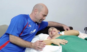 Nacimiento de Gema, hija de Adriana y Gerardo