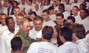Fidel en la Universidad de La Habana