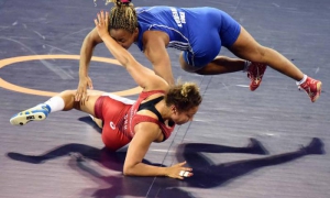 Lucha F Yaqueline Videux  63kg plata en toronto panamericano
