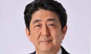 Shinzo Abe, Primer Ministro de Japón.
