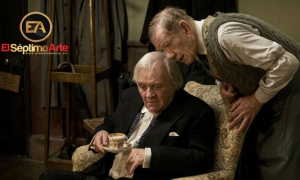 Fotograma de la cinta inglesa El vestidor, con Anthony Hopkins e Ian McKellen.