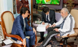 fidel y shinzo abe