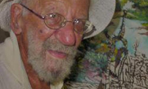 El pintor René Rodríguez.foto: Tomada de Twitter