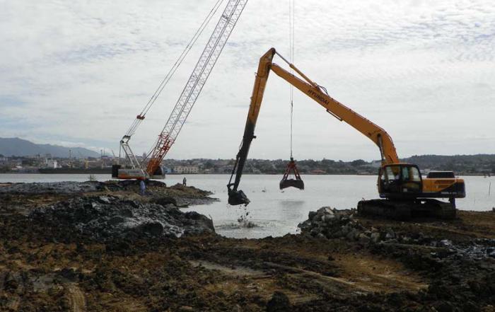 Al dragado constructivo seguirá una protección costera basada en 160 000 metros cúbicos de rajón.