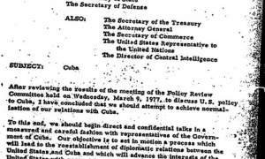 Directiva del presidente Carter año 1977