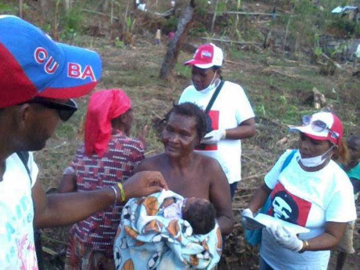 Brigada médica cubana Henry Reeve en Haití