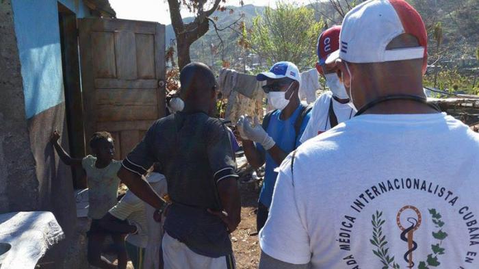 Brigada médica cubana Henry Reeve en Haití