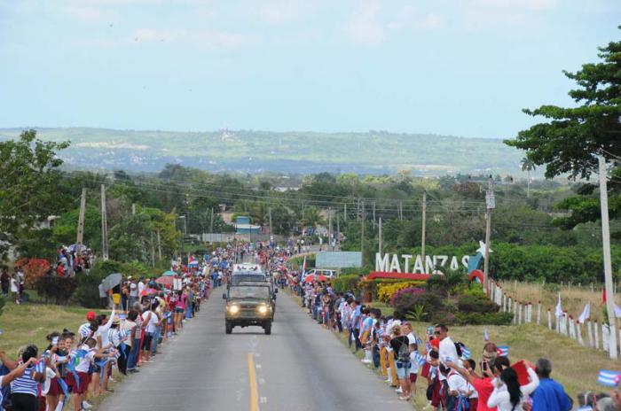Cortejo funebre del Comandante en Jefe Fidel Castro Ruz. mATANZAS