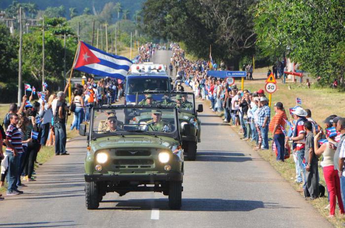 Cortejo funebre del Comandante en Jefe Fidel Castro Ruz.