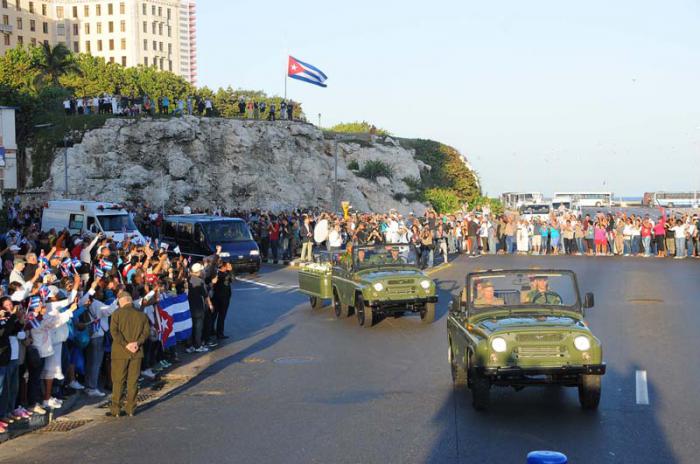 Cortejo funebre del Comandante en Jefe Fidel Castro Ruz.