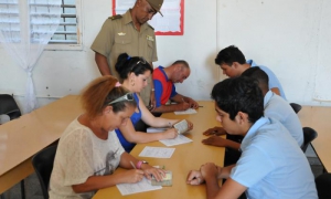 Inscripción de jóvenes en el Registro Militar