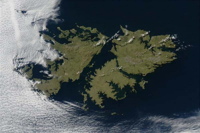 Las islas Malvinas, Georgias del Sur y Sandwich del Sur son parte inseparable de Argentina. foto: Reuters