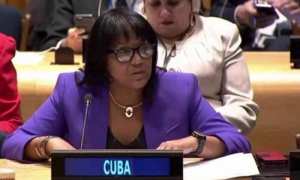 La representante permanente de Cuba ante la ONU, Anayansi Rodríguez