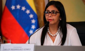 La canciller venezolana, Delcy Rodriguez.