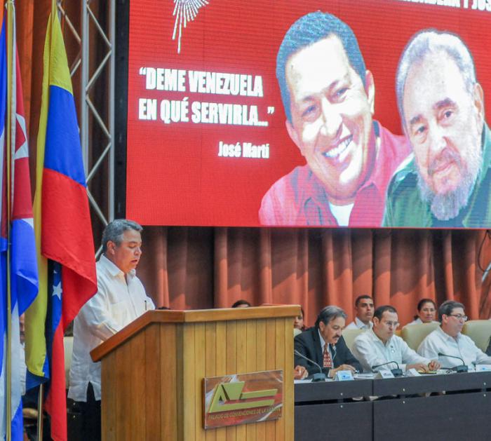 xV Consejo Polìtico ALBA TCP acto de Solidaridad con Venezuela en el Palacio de Convenciones