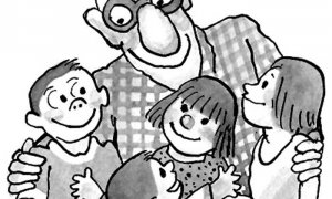 Caricatura La necesidad del abuelo
