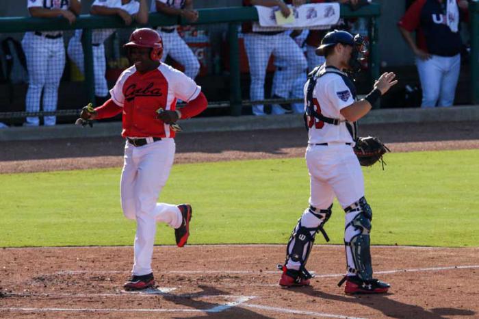 Estados Unidos le ganó a Cuba el tope amistoso 3-2. 