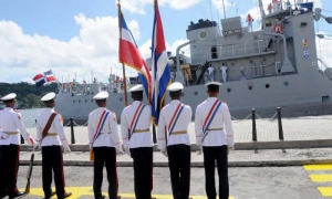 Visita al puerto de la Habana el Buque Patrullero de Altura Almirante Didiez Burgos de la Armada de la República Dominicana