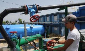 Agua de mayor calidad llega a los pobladores de la ciudad de Baracoa tras la puesta en marcha de la planta potabilizadora. 