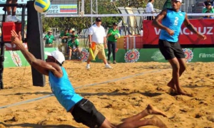 Sergio González y Nivaldo Díaz ceden en octavos de Mundial de voleibol de playa. 2017