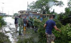 Paso del huracán Irma por la ciudad de Matanzas.