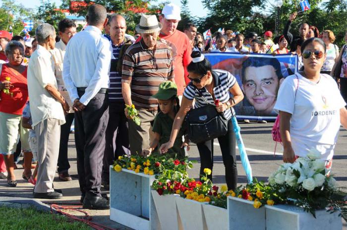 Peregrinación a Fidel.