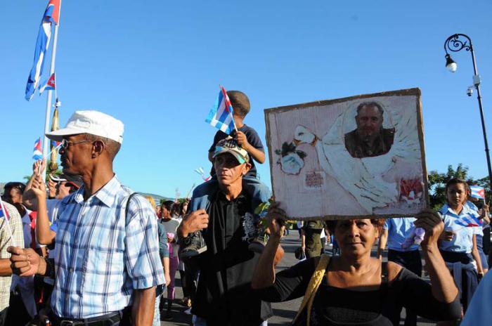 Peregrinación a Fidel.