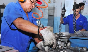 Organización Básica Eléctrica (OBE) Fábrica de Transformadores en la Habana.