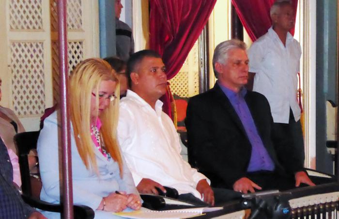 Miguel Díaz-Canel Bermúdez, primer vicepresidente de los Consejos de Estado y de Ministros, estuvo presente en el acto de constitución del órgano de gobierno en Villa Clara