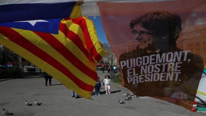 protestas en Cataluña