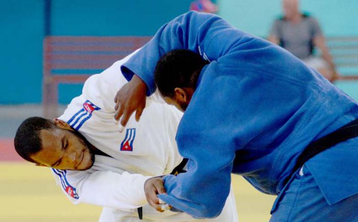 Nacional M de Judo  mas de 100 KG Andy Granda gana medalla de Oro