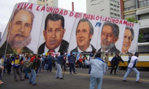 En la Cumbre de Mar del Plata, en el 2005, la Cumbre de los Pueblos fue protagonista en el enterramiento del alca. FOTO: ARCHIVO de granma