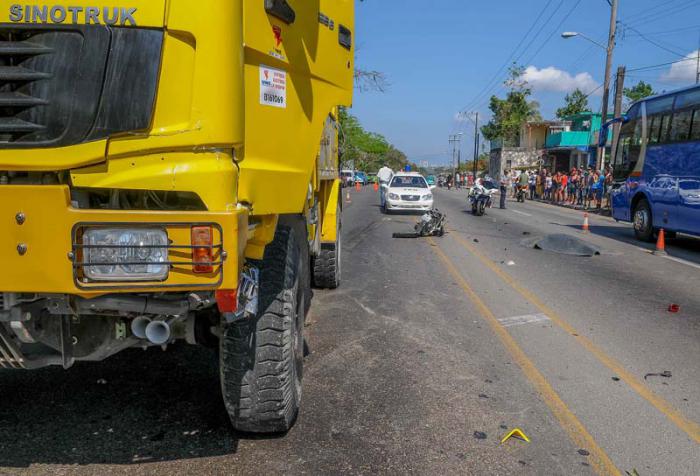 Reportaje sobre causas y condiciones que originan accidentes del tránsito, accidente de trànsito ocurrido en San Miguel del Pardòn con un fallecido