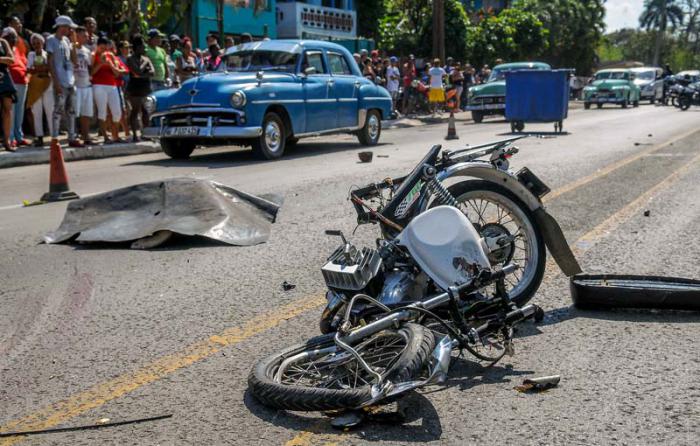 Reportaje sobre causas y condiciones que originan accidentes del tránsito, accidente de trànsito ocurrido en San Miguel del Pardòn con un fallecido