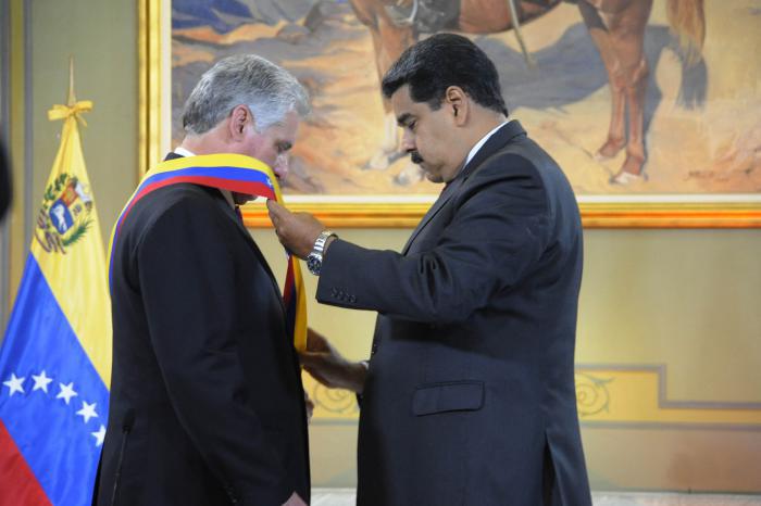Maduro y Diaz-Canel