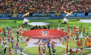 Rusia inauguró la Copa del Mundo con una breve pero vistosa ceremonia. 