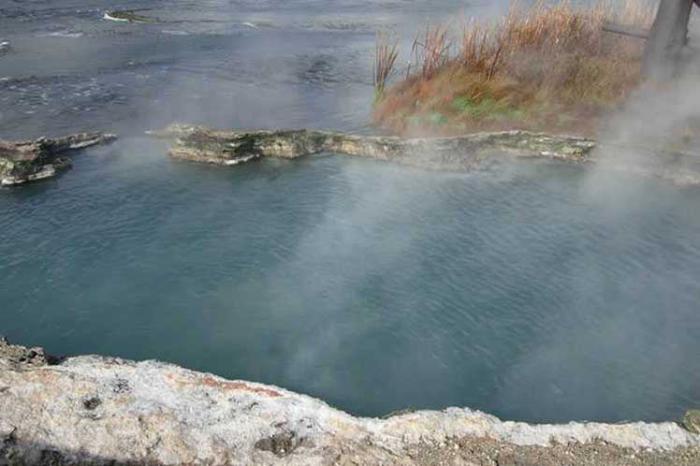 Aguas termales en India.