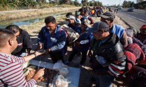 caravana de migrantes centroamericanos