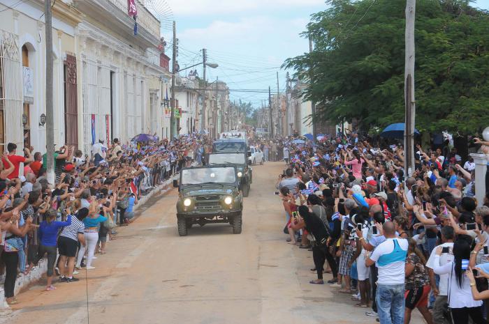 Cortejo funebre del Comandante en Jefe Fidel Castro Ruz. Cardenas