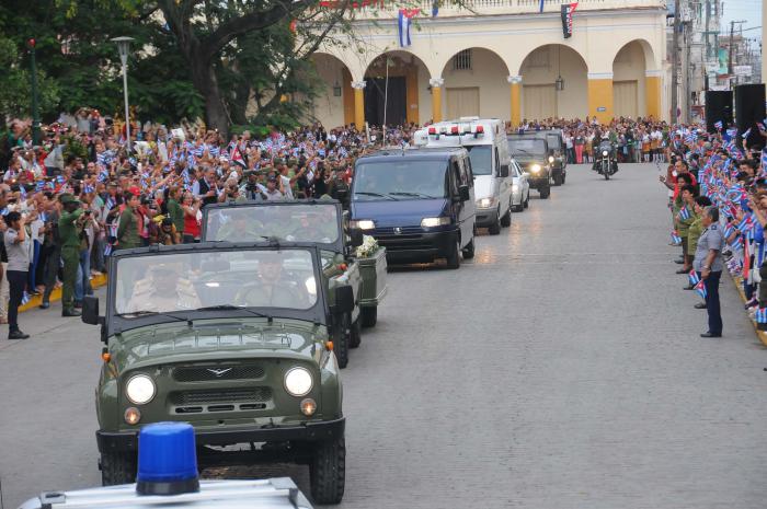 Cortejo funebre del Comandante en Jefe Fidel Castro Ruz. SANTA CLARA