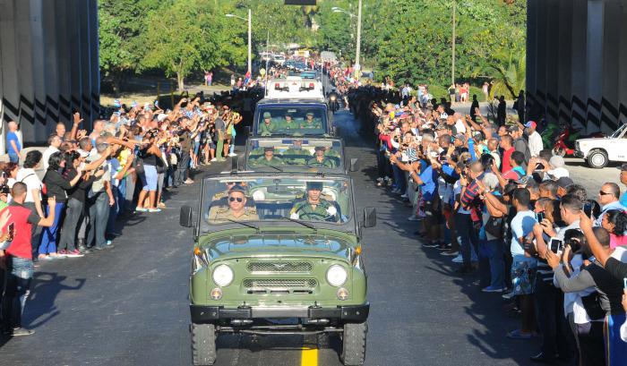 Cortejo funebre del Comandante en Jefe Fidel Castro Ruz.