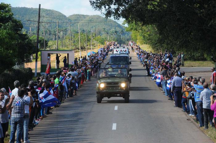 Cortejo funebre del Comandante en Jefe Fidel Castro Ruz.
