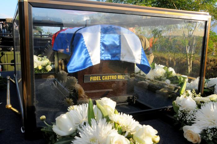 Cortejo funebre del Comandante en Jefe Fidel Castro Ruz. El cortejo se ubicò en Santa Clara en el Monumento al Che