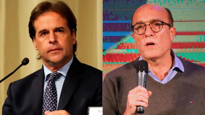 Luis Lacalle Pou y Daniel Martinez