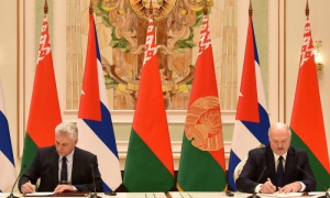 Cuba y Belarús. Firma de acuerdos