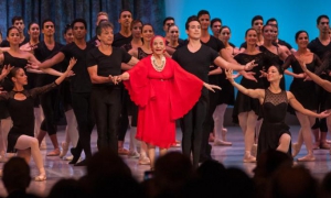 Alicia Alonso durante la inauguración del 25 Festival de Ballet de La Habana