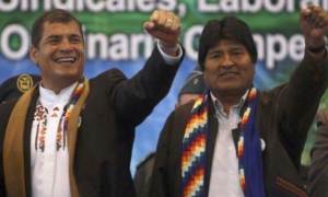 Correa y Evo